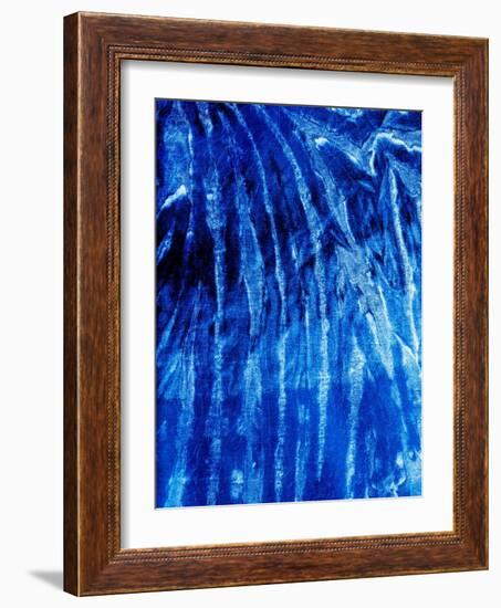 Tie Shibori-Jace Grey-Framed Art Print