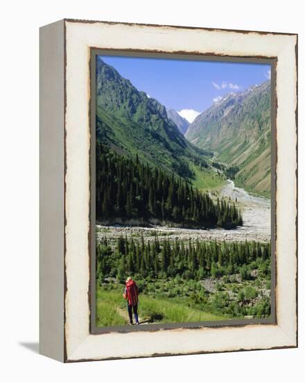 Tien Shan Mountains, Ala Archa Canyon, Kyrgyzstan, Central Asia-Upperhall Ltd-Framed Premier Image Canvas