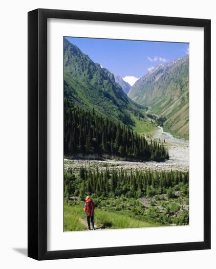 Tien Shan Mountains, Ala Archa Canyon, Kyrgyzstan, Central Asia-Upperhall Ltd-Framed Photographic Print