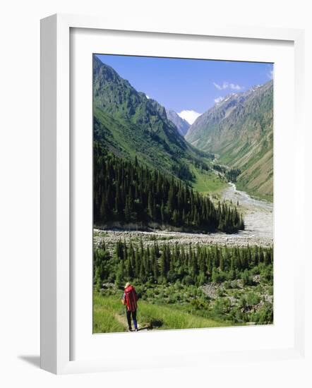 Tien Shan Mountains, Ala Archa Canyon, Kyrgyzstan, Central Asia-Upperhall Ltd-Framed Photographic Print