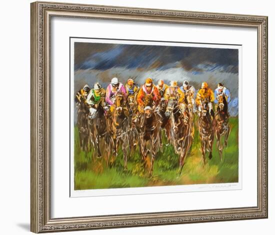 Tierce a Longchamp-Guy Buffet-Framed Limited Edition