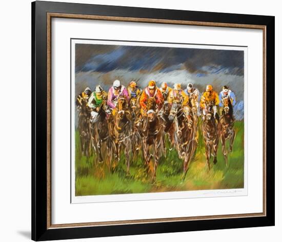 Tierce a Longchamp-Guy Buffet-Framed Limited Edition