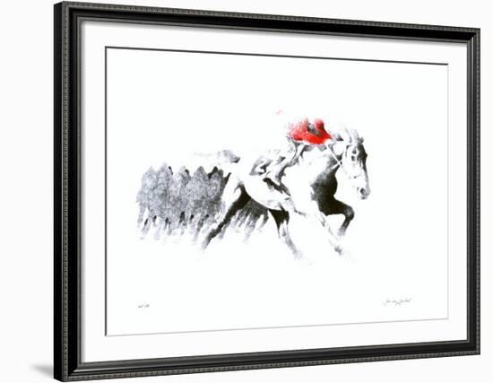 Tiercé En Tête-Jean-louis Guitard-Framed Limited Edition