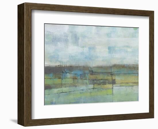 Tiered Farmland I-Jennifer Goldberger-Framed Art Print