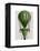 Tiered Hot Air Balloon Green-Fab Funky-Framed Stretched Canvas