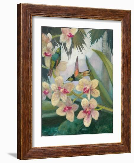 Tierra del Fuego Hummingbirds II-Julia Purinton-Framed Art Print