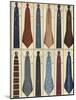 Ties, Magazine Advertisement , USA, 1950-null-Mounted Giclee Print