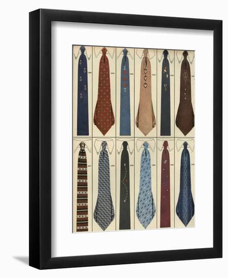 Ties, Magazine Advertisement , USA, 1950--Framed Giclee Print