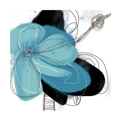 Tiffany Blue Floral Three Art Print By Jan Weiss Art Com