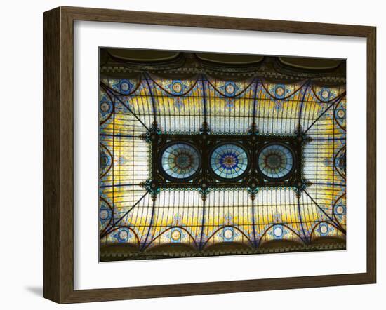 Tiffany Ceiling in Gran Hotel, Zocalo, Mexico City, Mexico, North America-R H Productions-Framed Photographic Print