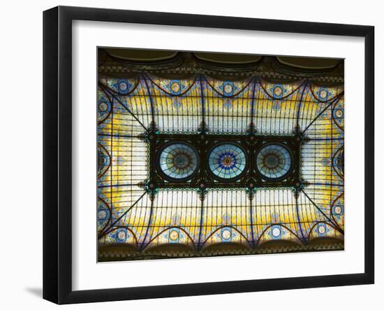 Tiffany Ceiling in Gran Hotel, Zocalo, Mexico City, Mexico, North America-R H Productions-Framed Photographic Print