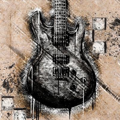 Art 2024 rock guitar