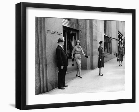 Tiffany on Fifth Avenue-null-Framed Photographic Print