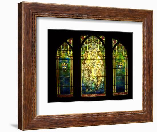 Tiffany Stained Glass Window-null-Framed Photographic Print