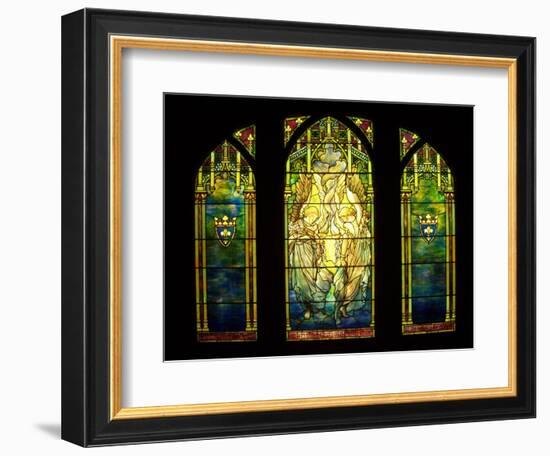 Tiffany Stained Glass Window-null-Framed Photographic Print