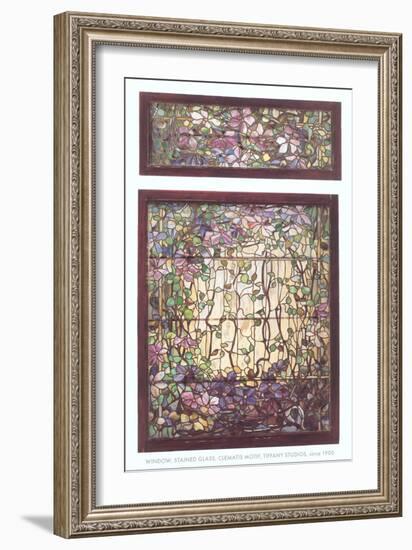 Tiffany Stained Glass Window-null-Framed Art Print