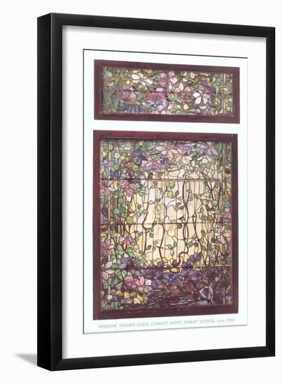 Tiffany Stained Glass Window-null-Framed Art Print