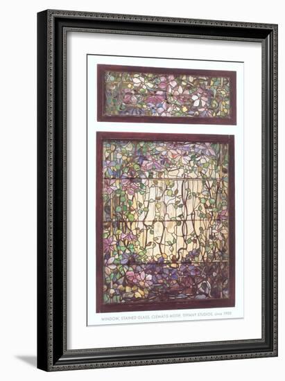 Tiffany Stained Glass Window-null-Framed Art Print