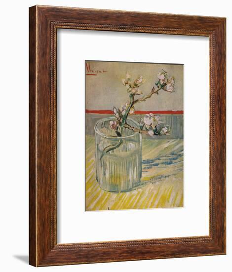 'Tige Fleurie D'Amandier', 1888-Vincent van Gogh-Framed Giclee Print