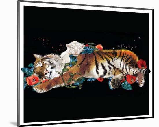 Tiger And Cub-Nancy Tillman-Mounted Art Print