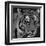 Tiger Black And White-Jace Grey-Framed Art Print