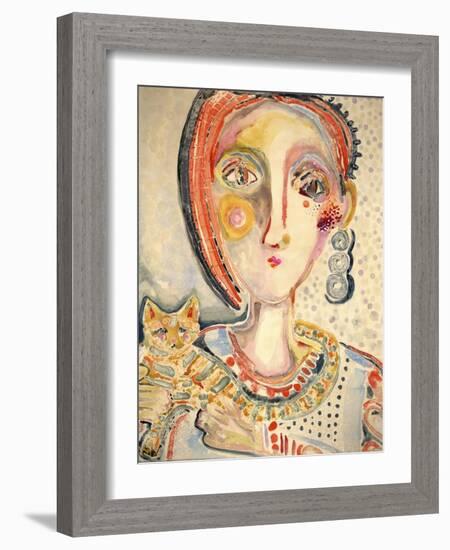 Tiger Cat-Wyanne-Framed Giclee Print