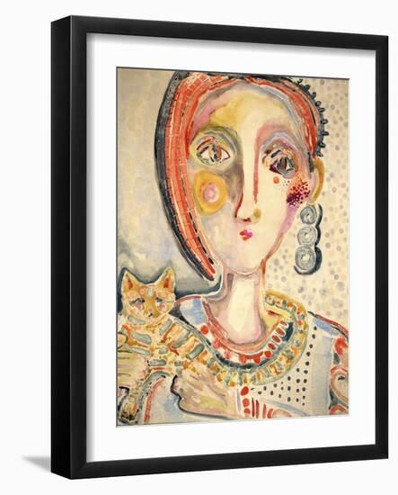 Tiger Cat-Wyanne-Framed Giclee Print