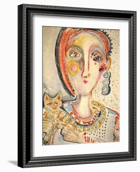 Tiger Cat-Wyanne-Framed Giclee Print