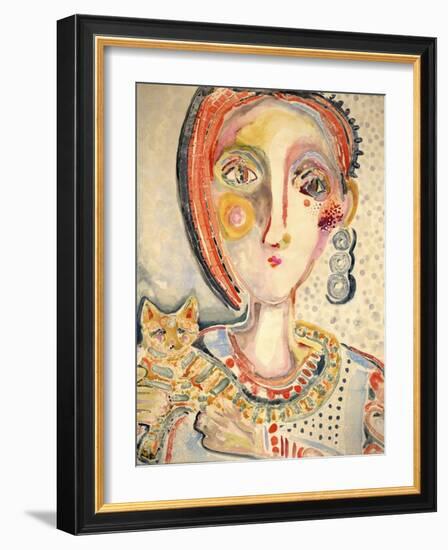 Tiger Cat-Wyanne-Framed Giclee Print