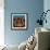 Tiger Chief Blue-Sharon Turner-Framed Art Print displayed on a wall