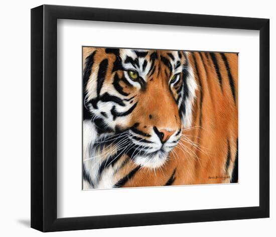 Tiger Crop-Sarah Stribbling-Framed Art Print