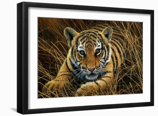 Tiger Cub-Jeremy Paul-Framed Giclee Print