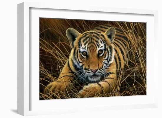 Tiger Cub-Jeremy Paul-Framed Giclee Print