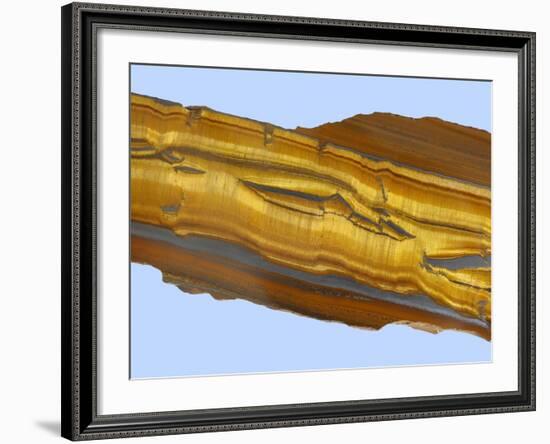 Tiger Eye Gemstone-Walter Geiersperger-Framed Photographic Print