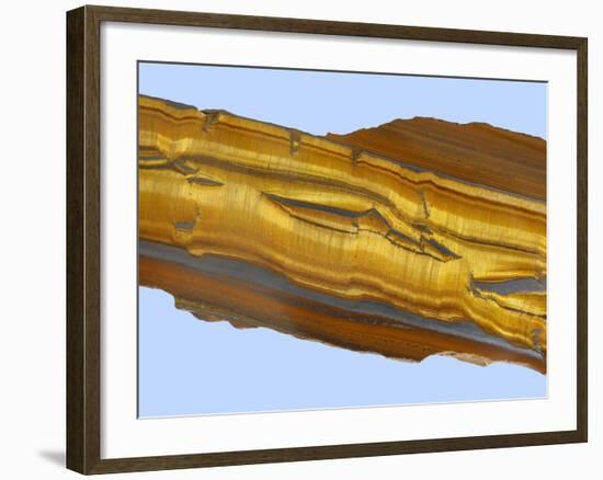 Tiger Eye Gemstone-Walter Geiersperger-Framed Photographic Print