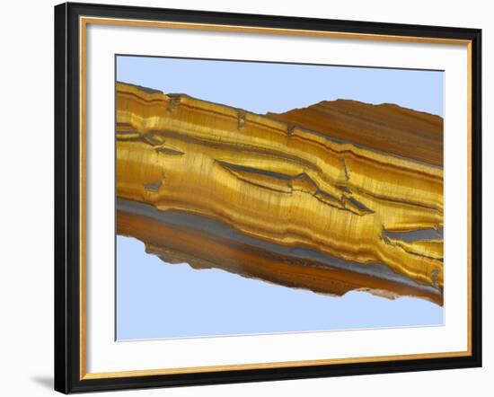 Tiger Eye Gemstone-Walter Geiersperger-Framed Photographic Print