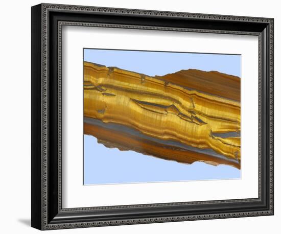 Tiger Eye Gemstone-Walter Geiersperger-Framed Photographic Print