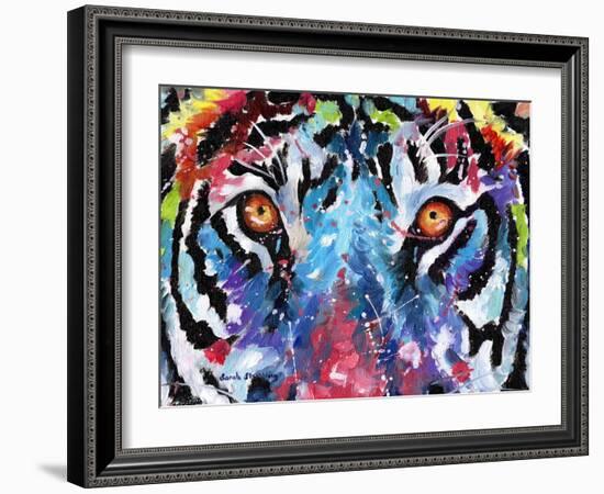 Tiger Eyes-Sarah Stribbling-Framed Art Print