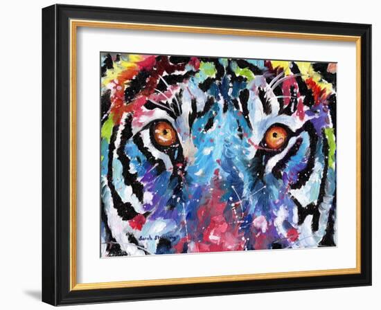 Tiger Eyes-Sarah Stribbling-Framed Art Print