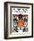 "Tiger Head," Saturday Evening Post Cover, September 18, 1926-Paul Bransom-Framed Giclee Print