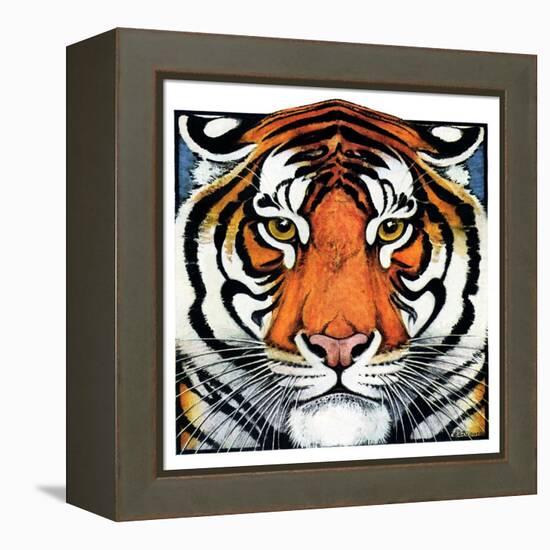 "Tiger Head,"September 18, 1926-Paul Bransom-Framed Premier Image Canvas