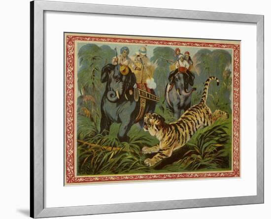 Tiger Hunt-null-Framed Giclee Print