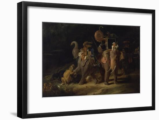 Tiger Hunting in the East Indies, 1798-Thomas Daniell-Framed Giclee Print