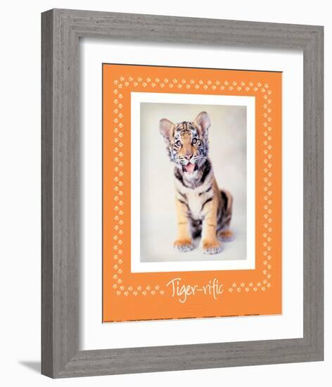 Tiger-Ific-Rachael Hale-Framed Art Print