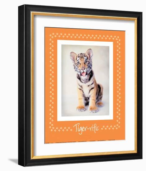 Tiger-Ific-Rachael Hale-Framed Art Print