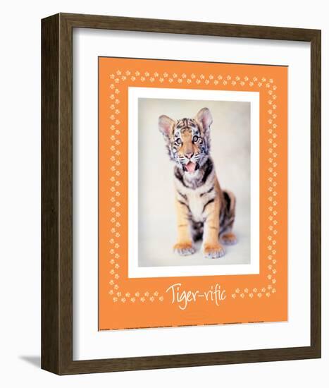 Tiger-Ific-Rachael Hale-Framed Art Print