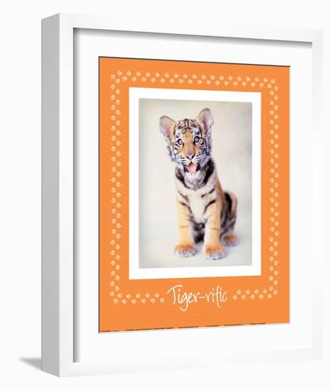 Tiger-Ific-Rachael Hale-Framed Art Print