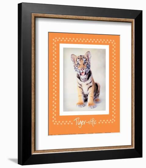 Tiger-Ific-Rachael Hale-Framed Art Print