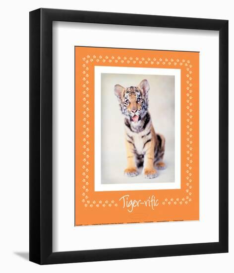 Tiger-Ific-Rachael Hale-Framed Art Print