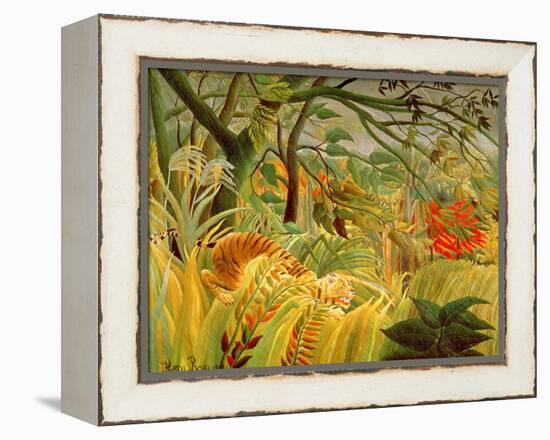 Tiger in a Tropical Storm (Surprised!) 1891-Henri Rousseau-Framed Premier Image Canvas